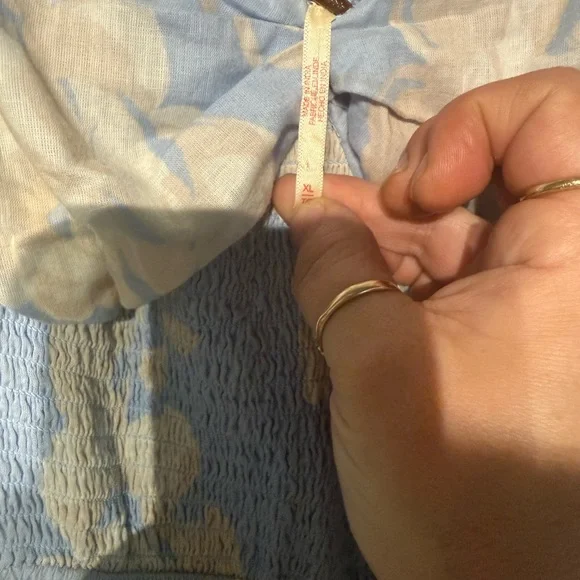 Free People Sky Blue Floral Maxi Dress - Picture 5 of 5